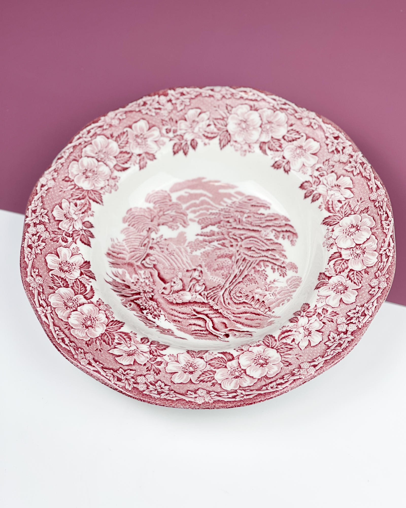 Głęboki talerz Unicorn Wedgwood Tunstall Woodland