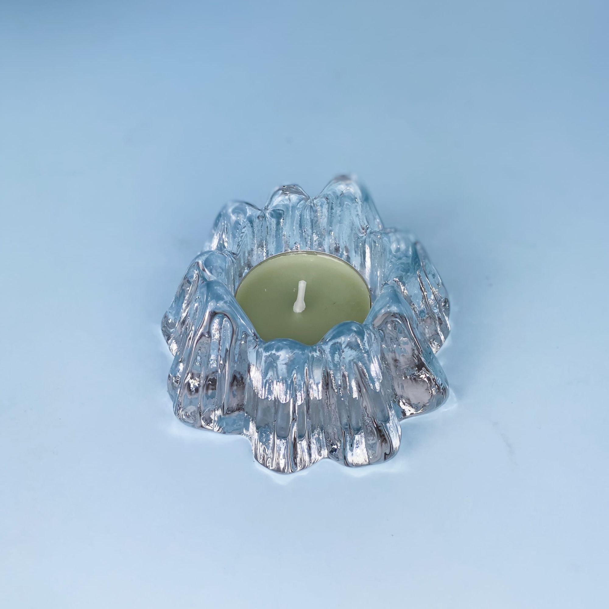 karolina / świecznik kryształowy tealight